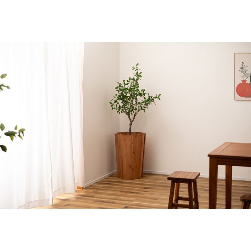 ウッドプランター八角形 L