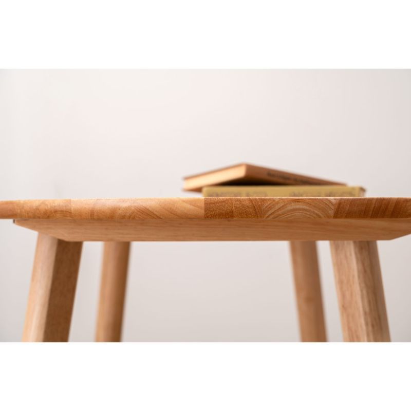 ナチュラル ラバーウッドダイニングテーブル