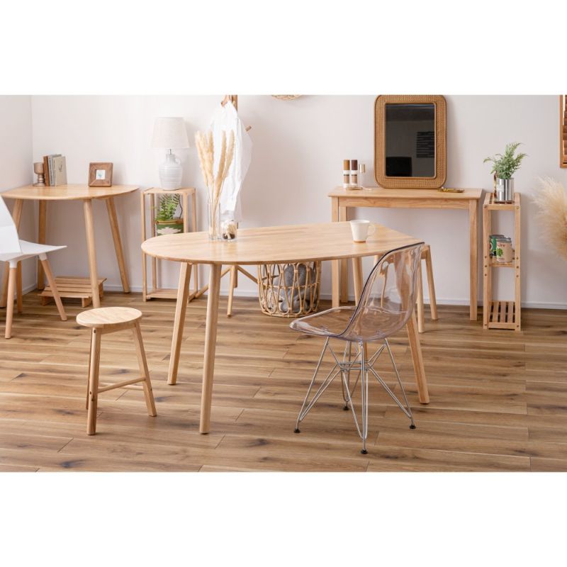 ナチュラル ラバーウッドフットレスト S