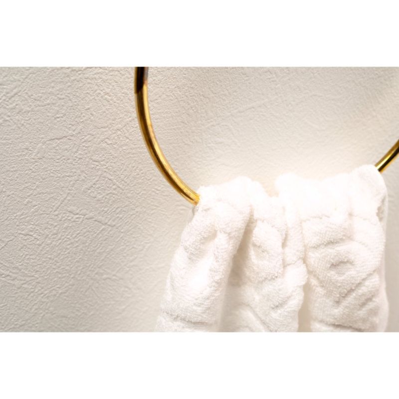 タオルリング(タオルハンガー) 天然木(チーク)