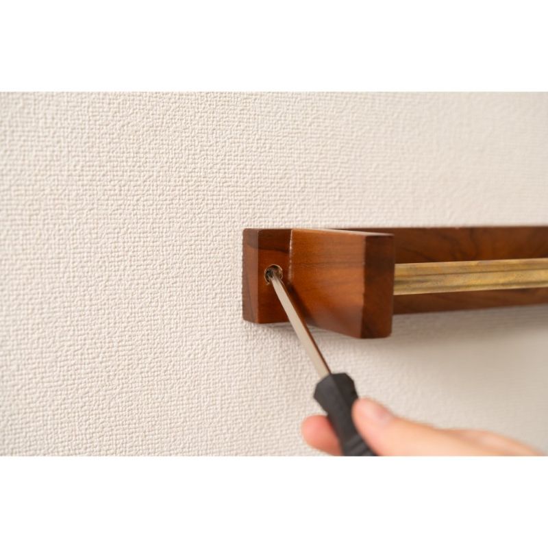 タオルバー(タオルハンガー) 天然木(チーク)