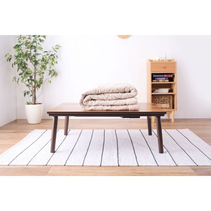 薄掛けこたつ布団 正方形 ツイード柄