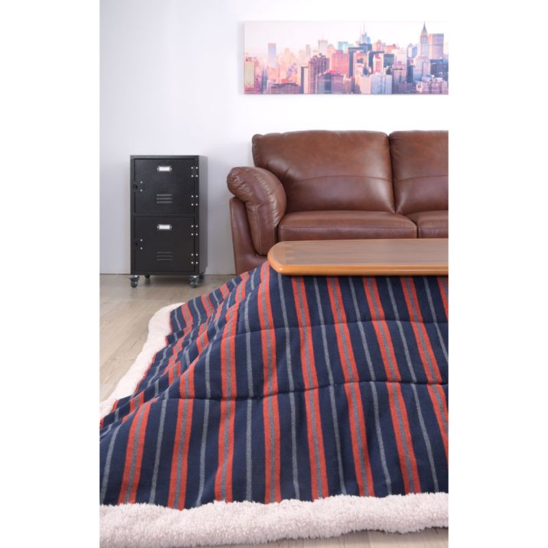 薄掛けこたつ布団 長方形 ストライプ