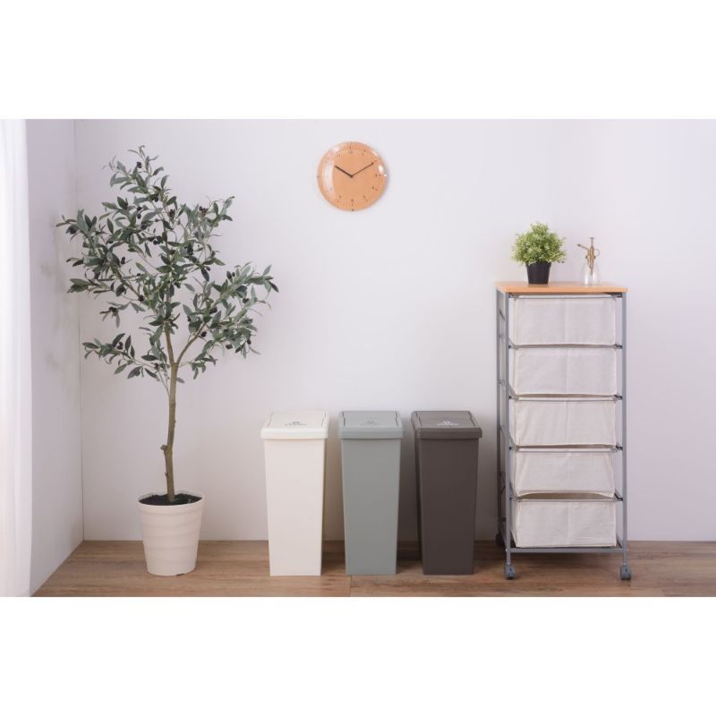 スリムスライド(キャスター付き)ペール(ごみ箱) 30L