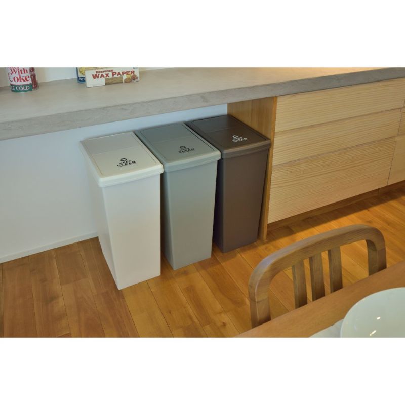 スライド(キャスター付き)ペール(ごみ箱) 45L