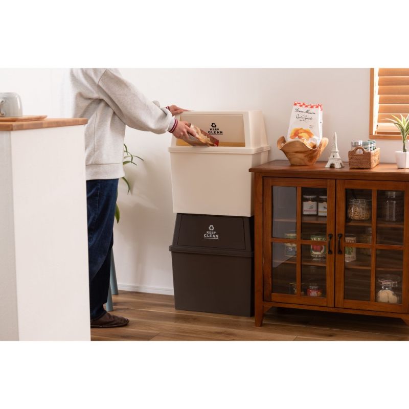 ワイドスタッキングペール(ごみ箱) 30L