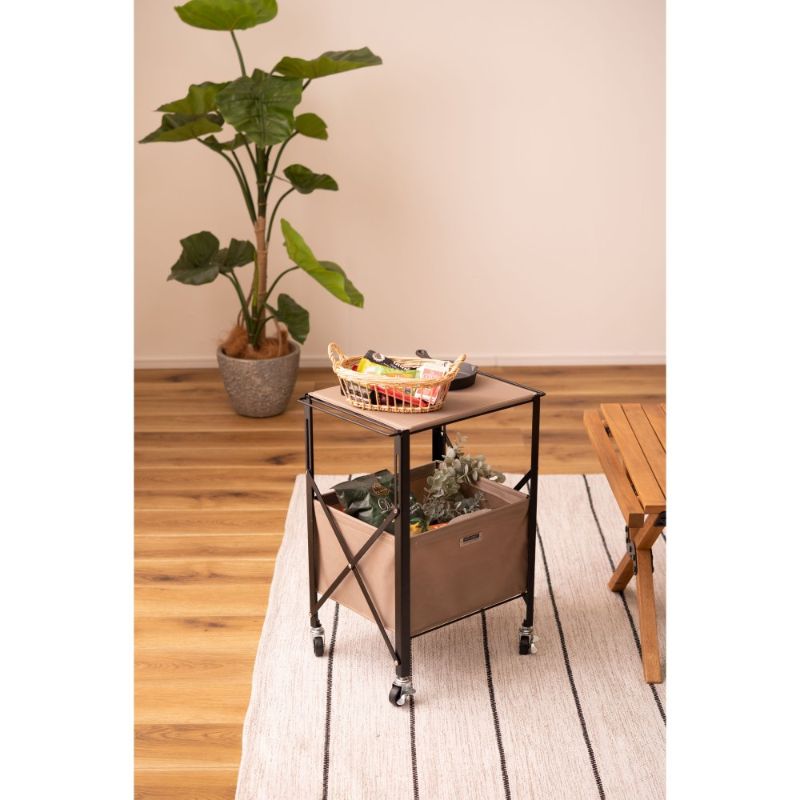フォールディングテーブルワゴン(折りたたみ式)