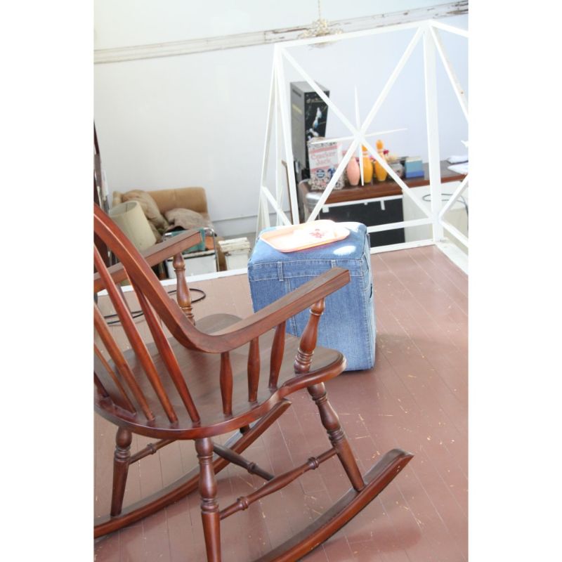 デニムキューブスツール