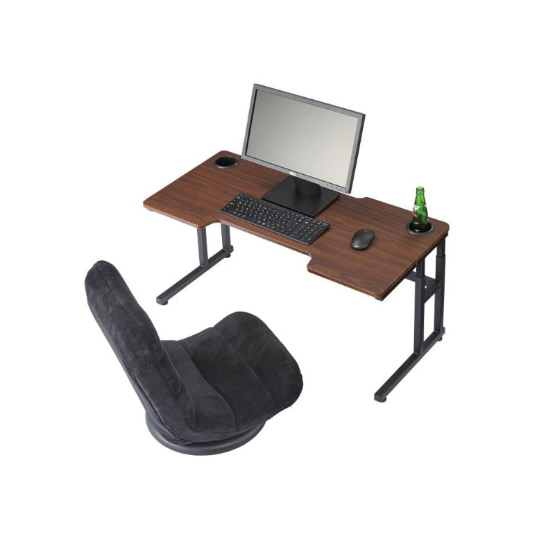 コンパクトリクライニング回転チェア